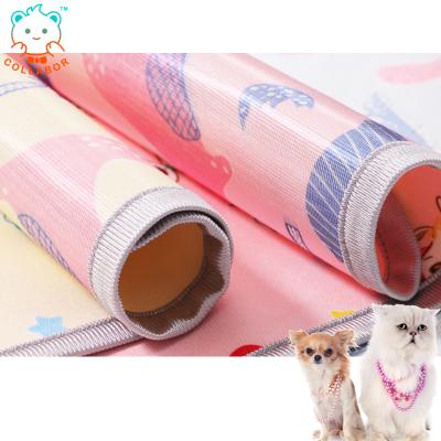 China COLLABOR Travel Cooling Mat For Ancient English Shepherd Dog Summer Stocked Mat Print Cool Pad Dogs Cats Cooling Gel for sale