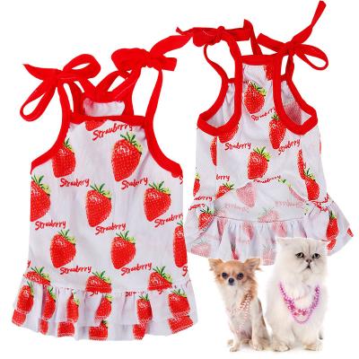 China SUSTAINABLE COLLABOR Brand Luxury Popular Dog Clothes Cat Dog Skirt Pet Dress for sale