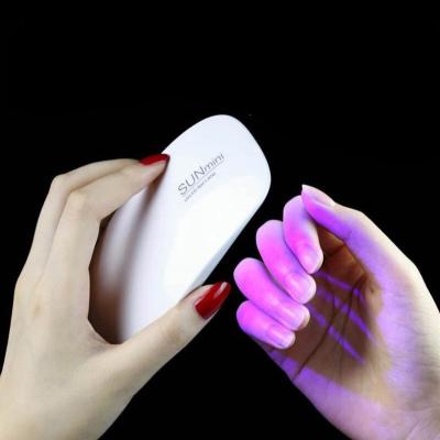 China Nail Art Beauty Portable MINI Sun UV Led Nail Dryer With Dual Light Source for sale