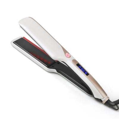 China Best Car 2 in 1 Interchangeable New Ceramic Plate Quick Flat Hair Straightener for sale