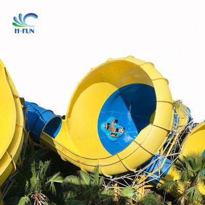 China New safe design water park clover leaf tube for long water slide water park slide tube zu verkaufen