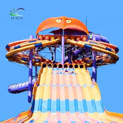 Cina Extra layer Reinforced EVA Foam Octopus Water Slide Racer Mat in vendita