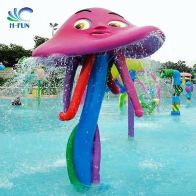 China Jellyfish Fiberglass Water Spray games Water Park Toys Te koop