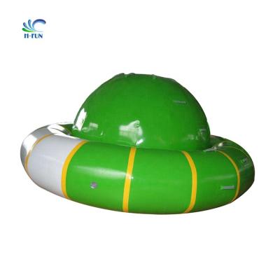 China Inflatable Outdoor Water Park Toys Boat Saturn 22kg Weight Te koop