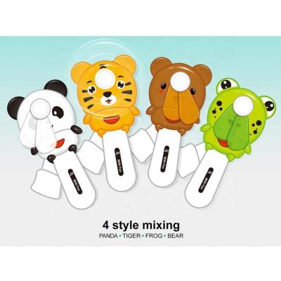 China Kids Children/Students/Office/Outdoor Custom/School Printed Outdoor Summer Mini Portable Hand Fan Animal Toys for sale