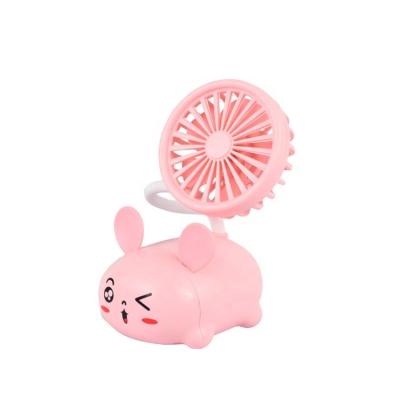 China Cartoon Cartoon Design Mini USB Rechargeable Fingerprint Touch Table Stand Fan for sale