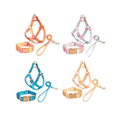 China New Design Padded High Quality Safety Harness Dog Harness And Leash for sale