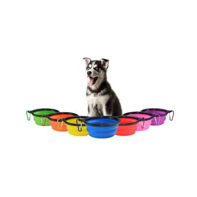 China High Quality Sustainable Portable Silicone Pet Bowl Pet Food Bowl for sale