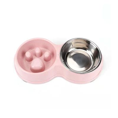 China Sustainable Durable Pet Bowl Stainless Steel Dog Bowl Dog Bowl Custom Logo Stainless Steel Pet Bowl for sale