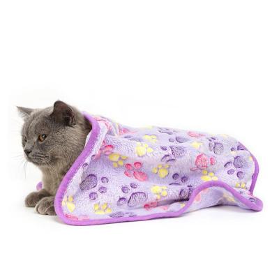 China Removable Warm Durable Pet Cat Dog Blanket Luxury Pet Blanket for sale