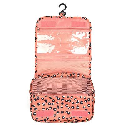 China Large Capacity Waterproof Toiletry Bag Waterproof Cosmetic Make Up Hanging Bag Travel Toiletry Bag For Women And Girls for sale