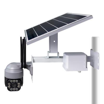 China Human motion tracking 4MP solar camera 4g outdoor sim 4g solar camera with factory price for sale