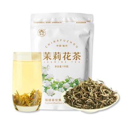 China 2021 Loose Tea Bag Fujian Jasmine Tea Jasmine Green Tea Slimming Organic Jasmine Scented Green Tea for sale