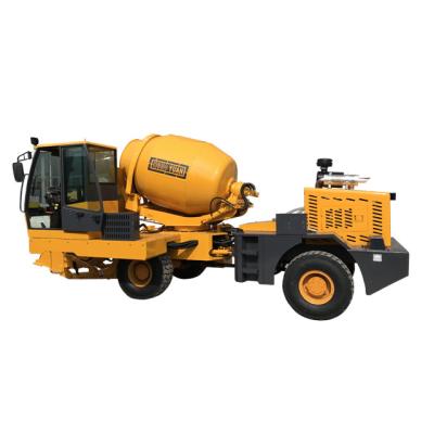 China Cement Mixing Cement Mixer New Cylinder Rotary Self Loading Mobile Concrete Mixer for sale