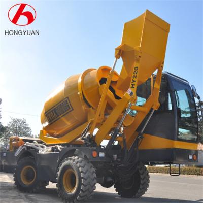 China Construction Industry Automatic Mobile Mini Concrete Mixer With Pump for sale