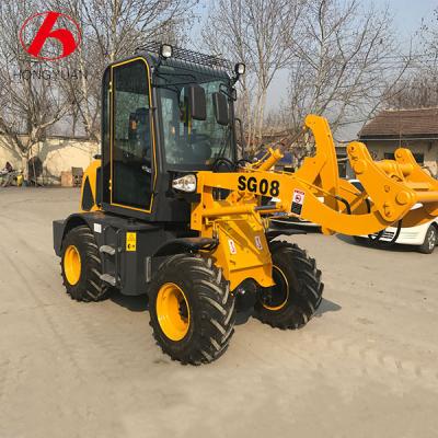 China Cheap Price Mini Agricultural Front End Wheel Loader ZL08A for sale