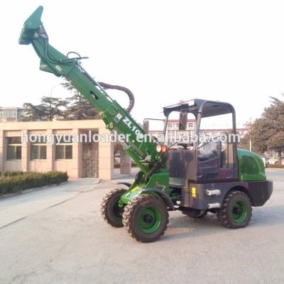 China Construction Material Shops 1.0ton Telescopic Wheel Loader HY1000 With CE for sale