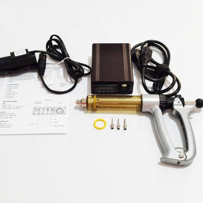 China Cbd Oil 25ml Syringe Gun Oil Heater With Cartridge Filler Gun Machine With Digital Temperature Controller for sale