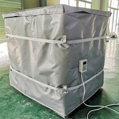 China IBC Tank Heating Flexible PVC Heating Jacket Heating Cover For 1000L IBC Tank for sale