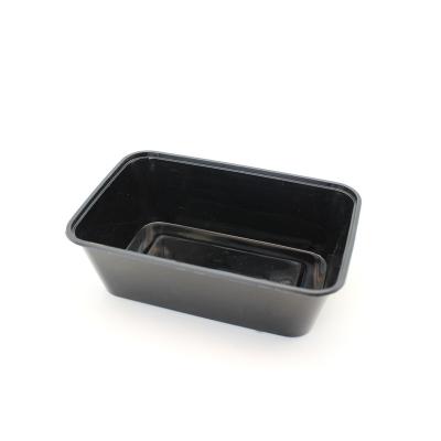 China Microwavable 	Rectangle Bento Box PP Plastic Food Prep Containers To Go Packaging for sale