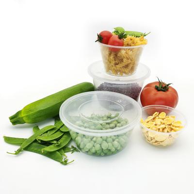 China CLASSIC Vacuum Commetcial Container Plastic Food Containers Hot Noodle Bowl Togo for sale