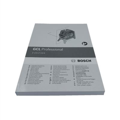 China Paper & Paperboard High-end Custom Perfect Binding User Manual Book Printing for sale