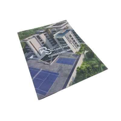 China Paper & Paperboard High Quality Custom Seashore Resort Catalogue Book Saddle Binding Book Printing for sale