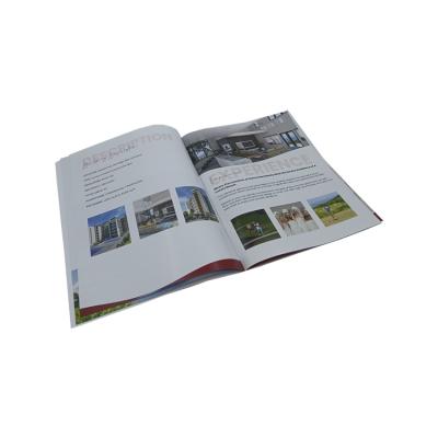 China Paper & Paperboard High Quality Custom Seashore Resort Catalogue Book Saddle Binding Book Brochure Printing for sale