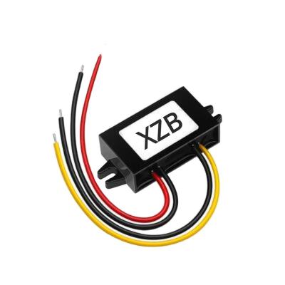 China Passenger Car Converter Black Rubber Car Power Supply 1A 24V Voltage Reduction 12V Converter Vehicle Power Step-down module for sale