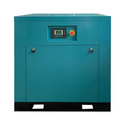 China Custom-made variable voltage screw machine 11KW screw type Air compressor, small quiet energy-saving air compressor direct sales for sale