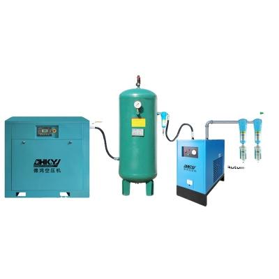 中国 Air-compressors 7.5kw/10hp/8bar 220v/380v/440v Industrial Air Compressors Tank Screw Air-compressors 販売のため