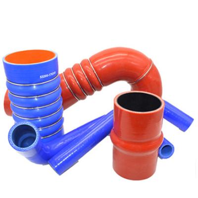 China High Temperature Resistance Silicone Rubber Vacuum Line Automotive Silicone Heat Resistant Flexible Hose for sale