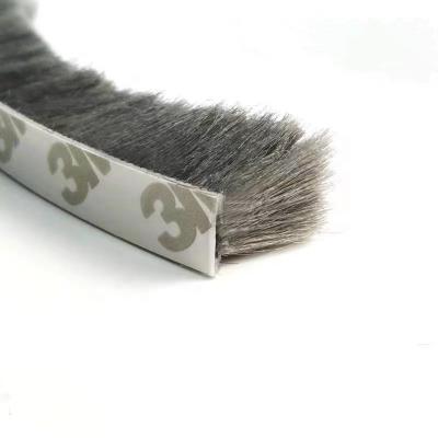 China Durable Shower Door Pile Seal Strip Window Door Brush Seal Types Waterproof for sale