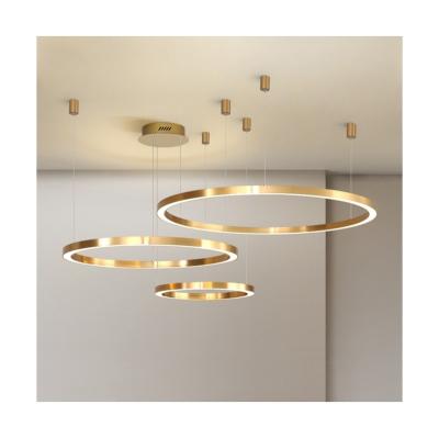 China Modern Metal Acrylic Luxury Living Room Lighting Chandelier Round Led Lamp Modern Design Chandelier for sale