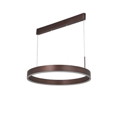 China Modern Style Simple Black Chandelier Aluminum Kitchen Circle Lighting Nordic Modern Led Pendant Light for sale