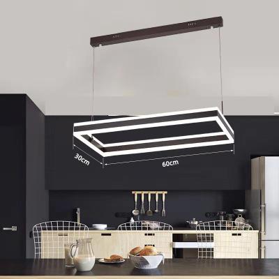 China Modern Minimalist Home Office Kitchen Dining Nordic Aluminum Luxury Modern Black RGB Star Pendant Light for sale