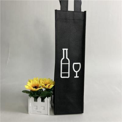 China Christmas Wine Gift Bag Custom Handled Embossed Simple Christmas Organza Wine Ice Bag Burlap Drawstring Felt Insulated Wine Bag for sale