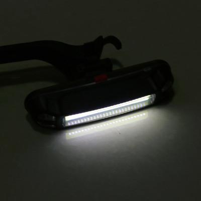 China Increase Safety Bicycle Accessories USB Front Rear Light Bicycle Rechargeable COB Warning Light Rear Lights for sale