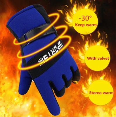 China Unisex Winter Outdoor Warm Touch Screen Gloves Sports Touch Screen Thickened Warm Gloves for sale