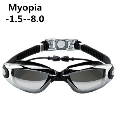 China Non Leaking Packing Myopic Swimming Glasses Anti Fog Goggles Supplier Anti Fog Swimming Hats And Glasses UV Protection Swim Glasses for sale