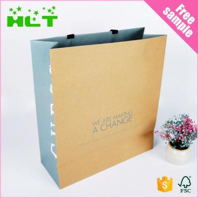 China China Supplier Recyclable Brown Kraft Paper Top Selling Eco Friendly Cheap Bag With Logo Print for sale