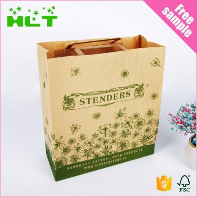 China Recyclable Stand Up Kraft Pouch Customized Brown Paper Bags Printed Laminated Kraft Paper Bag for sale