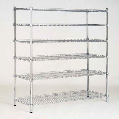 China 6 Tier Adjustable Industrial Wire Sheling Office Wire Racking Industrial Storage Solutions for sale