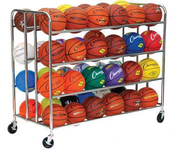 China Ball Storage & Organizer Athletic Equipment Metal Mobile Cart Carriers OEM ODM for sale