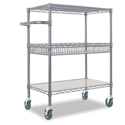 China Cold Room & Frozen Storage Custom Metal Shelving Stainless Steel Trolley & Carts System for sale