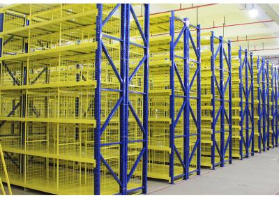 China Cold Roll Steel Medium Duty Shelving Racking / Long Span Racking System for sale