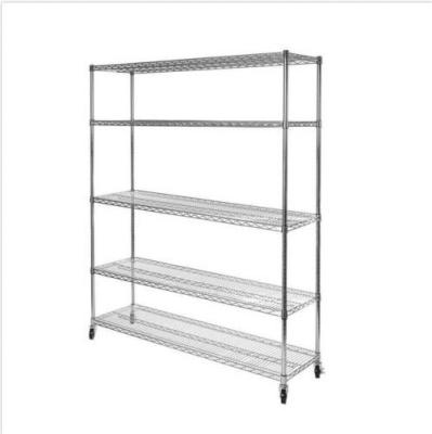 China Mobile Commercial Grade Steel Wire Shelving For Outdoor Products 54