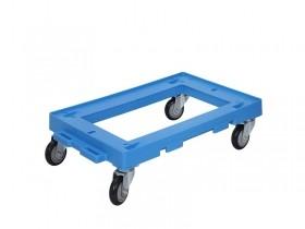 China Multi - Function Delivery Logistics Transfer Cart / Plastic Dolly Trolley for sale