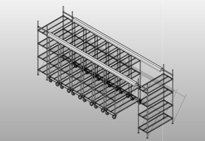 China Sistema high-density do armazenamento de FDA/serviço padrão resistente do sistema Forfood do shelving do rolamento do NSF à venda