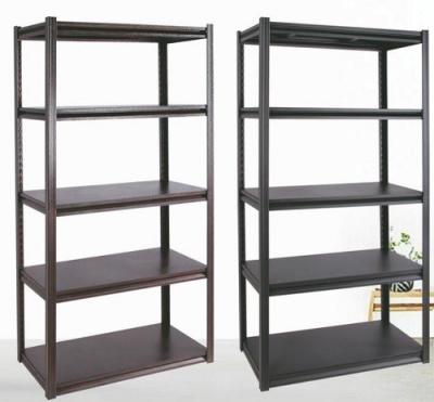 China Guard Shape Column Slot Wide Span Metal Shelving No Screws for sale